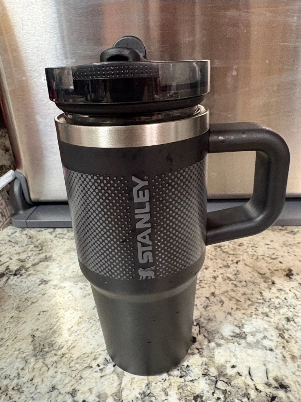 Stanley Black Insulated Travel Mug with Handle